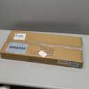 WELLAND 24 inch Black Mission Floating Shelves for Wall, Bathroom Wall Mount Shelves, Wood Modern Display Shelves, Book Shelves,for Bedroom,Living Room and Kitchen (23 3/5" x 9 1/4" x 2")