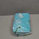 Nuogo 4 Pcs 3.5 Cup Silicone Freezer Trays with Lid Soup Freezer Containers Reusable Silicone Molds Rectangle Containers Freezing Ice Trays for Soups Sauces Stews Curries, Lake Blue