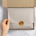 Jillson Roberts Bulk 480-Sheet Count 20" x 30" Recycled Tissue Paper, Natural