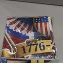 USA 250th Anniversary Bunting Patriotic Decorations American Flag Eagle Design Banner for Independence Day 4th of July Memorial Day Outdoor Decorations 2 Pack