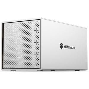 Yottamaster 4 Bay External Hard Drive Enclosure, Aluminum USB C 3.5" HDD Enclosure for 3.5 & 2.5 Inch SATA HDD/SSD, Support 72TB(4x18TB) Direct Attached Storage DAS, Non-RAID [PS400C3]