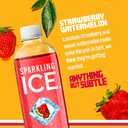 Sparkling Ice, Strawberry Watermelon Sparkling Water, Zero Sugar Flavored Water, with Vitamins and Antioxidants, Low Calorie Beverage, 17 fl oz Bottles (Pack of 11) (EXP 01/02/27)
