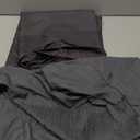 Bedsure Queen Sheet Set - 4 Pieces Soft Queen Size Sheets - Breathable & Cooling - Hotel Luxury - Easy Care Polyester Microfiber Bedding for Women, Men, Dark Grey