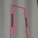 License Plate Frame Drive Pink Auto Nation Pink Metal