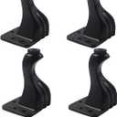 4Pcs 3.15 Inch Aluminum Alloy Furniture Legs, Black Artistic Metal Legs, Antique Couch Feet Decorative Furniture Legs Feet for Couch, Cabinet, Dresser, Table, Bookcase, Wardrobe