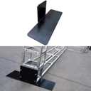 Heavy Duty Black Truss Base Stand  8"x8" Compatible, Stable Support for Trade Show Booths, Stage Lighting, and Event Displays