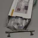 Amerdeco 10 Pack Brushed Satin Nickel Cabinet Pulls 5 Inch(128MM) Hole Centers Kitchen Cabinet Handles Hardware Kitchen Handles for Cabinets Cupboard Handles Drawer Pulls ZH0071