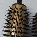 3 in 1 Rotating Hair Dryer Brush Spinning with Detachable Brush(2" & 1.5"), 3 Heats and 2 Speeds Rotating Hot Air Brush for Curl, Straight