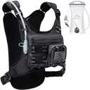 Zelvot Running Vest with 2L Water Bladder, Hydration Backpack, USA Original Patent, Lightweight Hydration Pack with Gear Holder, Reflective Chest Pack for Men Women for Marathon S