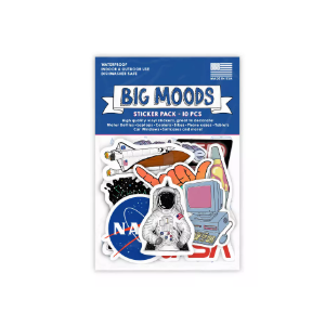 Big Moods Assorted Stickers, Pack Of 6 Big Moods Assorted Stickers, Pack Of 6