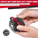 Meteor Blast 6 in 1 Pressure Washer Nozzle TipsMutiple Degrees in One Quick Change over and Adjustable, 1/4 inch Quick Connector, MAX 4500PSI for Pressure Washer