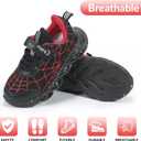 Cartoon LED Illuminated Sneakers for Outdoor Sports and Running with Breathable Design and Party Fun