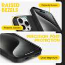 OtterBox iPhone 15 Pro Max - Commuter MagSafe Case - Slim & Tough - Pocket-Friendly - Dual Layer Drop Protection - Port Covers Non-Retail Packaging - Black