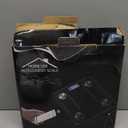 Digital Simple Scale with Led Display Practical Body Fat Scale, Bathroom Scale with Smartphone App (Black)