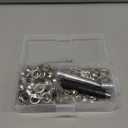 Grommet Tool Kit, Grommet Setting Tool 100 Sets Grommets Eyelets (1/2 Inch Diameter) Eyelets and Eyelet Punch Die Tool