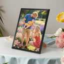 MEBRUDY 8x10 Picture Frame Set of 6, Display 5x7 Pictures With Mat or 8x10 Without Mat, Photo Frames for Tabletop or Wall, Black
