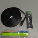 Cat 6 Ethernet Cable 75 ft, Indoor&Outdoor, High Speed 10Gbps Flat Internet Network Cable, Pure Copper Ethernet Patch Cable Long, Computer LAN Cable with Clips & Straps for Router, Modem, PS4/5, Black