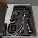 OWOFAN Kitchen Faucet with Pull Down Sprayer Brushed Nickel Stainless Steel 1 Handle Pull Out Spring Sink Faucets 1 Hole Or 3 Hole Dual Function for Farmhouse Camper Laundry Utility Rv Wet Bar