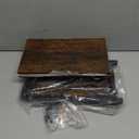 Giikin Countertop Shelf Organizer, 2 Tier Kitchen Spice Rack for Countertop, Wood Coffee Counter Shelf Organizer for Home (Brown, S)