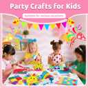 7july Unicorn Craft Box-12 Fun Arts and Crafts for Kids Ages 4-8,Educational Creative Toys, Art and Crafts Projects & Activities Kit with Supplies,Gift for Girls 3 4 5 6 7 8 Years Old