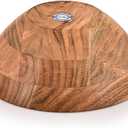Salad Bowl Acacia Wood wooden bowl for food, serving salads, pasta, cereal or popcorn For Your Kitchen Wooden Serving Bowl (8"x 8" x 3")