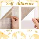MotiMind 3 Sheets Construction Paper for Graduation Cap Decoration Bling Rhinestone Colorful Self-adhesive Cardstock Grad Cap for Photo DIY Graduation Hat Topper Party Decoration (Champagne Color)