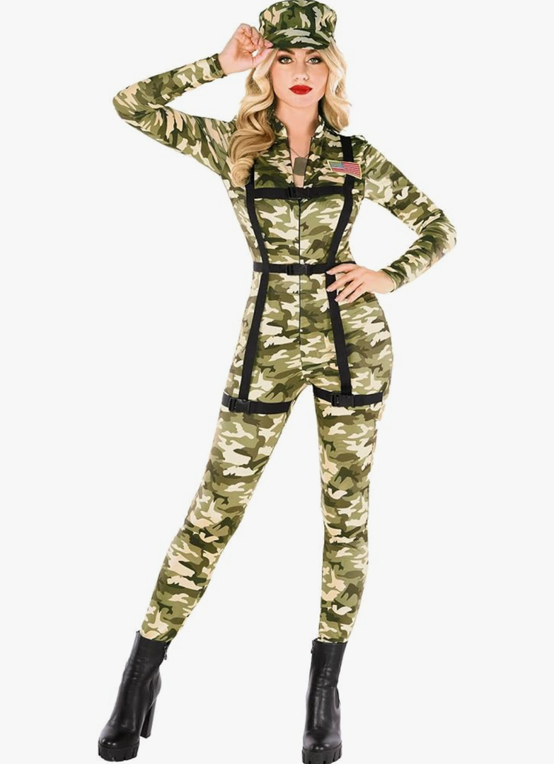 Morph Army Costume Women, Camo Womens Costume, Swat Halloween Costumes For Women, Womens Halloween Costumes, S