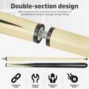 Pool Cue Stick Billairds Cue Stick with 11mm Fiber Leather tip Pool Stick 36inch Billiard Cue Sticks Set of 2