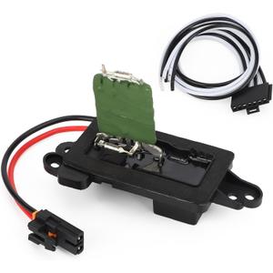 22807123 Blower Fan Speed Resistor Kit with Harness for 2003-2006 Chevy Silverado Avalanche Suburban/GMC Sierra Yukon Yukon XL/Cadillac Escalade Replaces# 89019088 973-405 15-81086