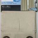 Set of 2 York Blackout Thermal Lined Grommet Top Curtain Drapery Panels 84 Long (Camel)