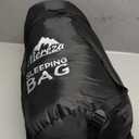 MEREZA 0 Degree Winter Sleeping Bag for Adults Kids with Pillow, Cold Weather Sleeping Bag for 4 Season Camping Hiking Backpacking Sleeping Bags for Big and Tall (Black)