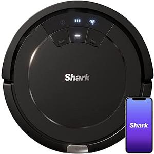 Shark ION Robot Vacuum, Wi-Fi Connected, Multi-Surface Cleaning, Carpets, Hard Floors (Black)