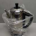 Elite Gourmet 12-Cup Electric Coffee Percolator, Dishwasher Safe Stainless-Steel Filter, Lid & Tube, Keep Warm, 360 Swivel Base Cord-less Serving, Stainless-Steel (Black)