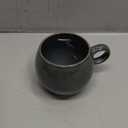 16 oz Large Ceramic Coffee Mug, Lead-Free Big Round Coffee Cup with Handle, Vintage Tea Cup for Home Office, Microwave & Dishwasher Safe, Grayish Blue