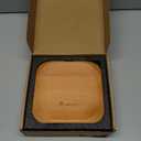 Wood Napkin Holder for Table Wood Square Napkin Dispenser with Metal Cocktail Napkin Holder, Suitable for Kitchen, Restaurant, Bar, Office, Parties, Home Décor (beech)