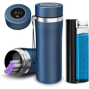 Viowey 48H Insulin Cooler Travel Case TSA Approved, USB Charger Diabetic Care Medication Cooler, Portable Medicine Bottle Car Refrigerator for Cooling, Diabetic Care Organizers & Travel Kits (Blue)