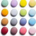 16/9-Piece Cute Colorful Fridge Magnets  Glossy & Matte Finish Refrigerator Magnets for Whiteboard, Locker, Kitchen, Office  Strong Decorative Magnetic Stickers (16 Colors, Multi-Pack)