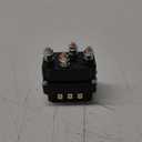 QWORK Solenoid Relay, 12V 500A Winch Relay Solenoid Replacement Contactor for 8000-15000lb ATV UT Winch Control