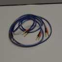 KK Cable YB-H 1pair Set(4 Spade Plug & 4 Pin Plug) HiFi OFC Speaker Wire, Spade Plug to Pin Type Plug. YB-H (1.5M(4.92ft))