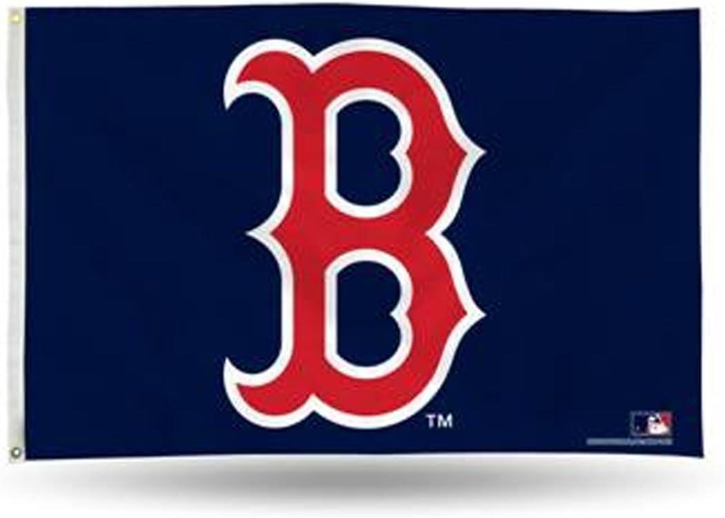 MLB Red Sox "B" Logo 3 x 5 Foot Banner Flag
