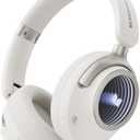 Monster Persona 4th ANC Active Noise Canceling Headphones, Wireless Bluetooth Over-Ear Headphones with 3 EQ Modes, and 70H Playtime, Bluetooth 6.0, Deep Bass, Foldable Comfort Design for Travel, White