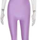 Sprifloral Women Sexy One Shoulder Bandage Sleeveless Bodycon Jumpsuit Romper Clubwear One Piece Outfits (Purple, XL)