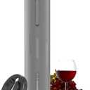 COKUNST Electric Wine Opener, Automatic Operation Corkscrew, Battery Operated Wine Bottle Opener with Foil Cutter, Wine Gift for Wedding Kitchen Party Home, Grey