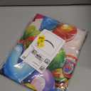 HOMETITUTE Happy Birthday Banner Colorful Balloon Banners Decoration Backdrop Kids Theme Banners Backgroun Happy Birthday Wall Banner Sign for Party Supplies Outdoor Holiday Decor 71x43 Inch