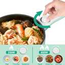Dezin Hot Pot Electric Upgraded, Non-Stick Saut Pan, Rapid Noodles Electric Pot, 1.5L Mini Portable Hot Pot for Steak, Egg, Fried Rice, Ramen, Oatmeal, Soup with Power Adjustment