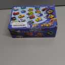 JOYIN 18 Pcs Pull Back City Cars and Trucks Toy Vehicles Set, Friction Powered Cars Toys for Toddlers, Kids Stocking Stuffers, Treasure Box Gifts for Classroom, Gifts for Grandkids, Easter Basket