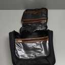 Large Hanging Toiletry Bag for Men, Travel Bathroom Bag with Hook, Hygiene Bag Organizer for Shower, Shaving & Grooming Essentials, Black