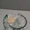 Archi G-Shaped Ornament Display Stand Iron Pothook Stand for Hanging Glass Terrarium/Picture with Wood Base (G Shape-Black)