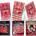 Card-Toon Bundle  Includes Card-Toon Vol.1, Vol.2, and The Fart Toon Decks, Unique Flipbook Animation Playing Cards, Fun Prank Trick with Complete Magic Kit & Props for Kids and Adults
