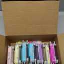 20 Pcs Mini Suitcase Empty Storage Box and Plush Ball Keychain Candy Luggage Containers Packaging Case for Bridal Shower Baby Shower Party Favors Travel Gifts (Multicolor)